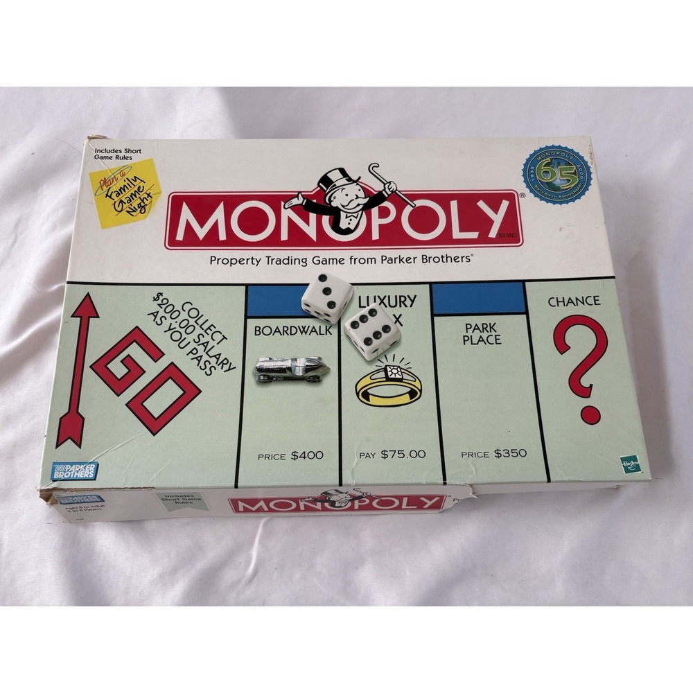 Parker Brothers‎ Monopoly Board Game 1999 Vintage